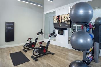Yoga and spin studio